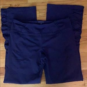 Athleta wide legged leggings